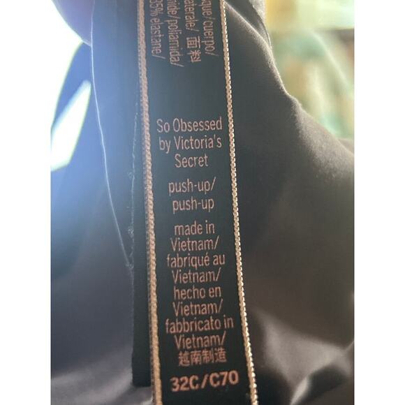 Victoria's Secret Bra Womens 32C Plum Purple So Obsessed Push‎ Up Underwire  0 - Picture 8 of 9